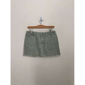 American Eagle Outfitters Y2K grunge  festival khaki Mini‎ Skirt Size 4